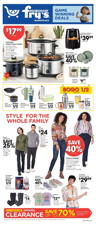 Fry’s (AZ) Weekly Ad Flyer Specials January 31 to February 6, 2024