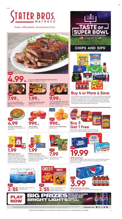 Stater Bros. Weekly Ad Flyer Specials January 31 to February 6, 2024