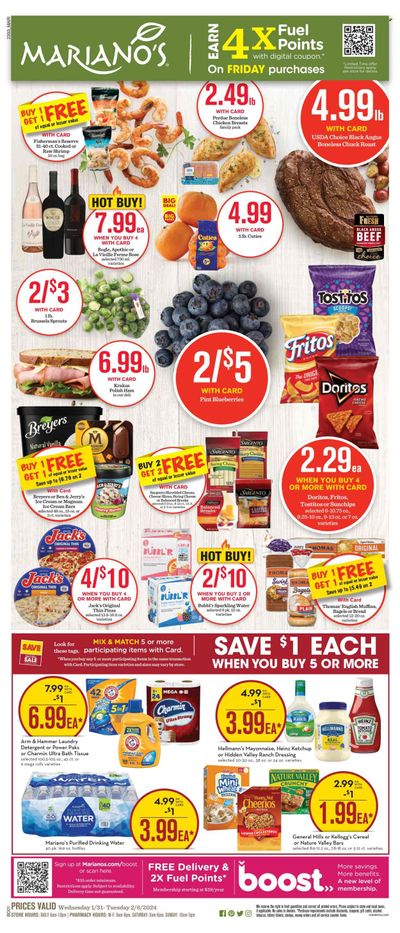 Mariano’s (IL) Weekly Ad Flyer Specials January 31 to February 6, 2024