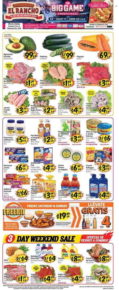 El Rancho (TX) Weekly Ad Flyer Specials January 31 to February 6, 2024