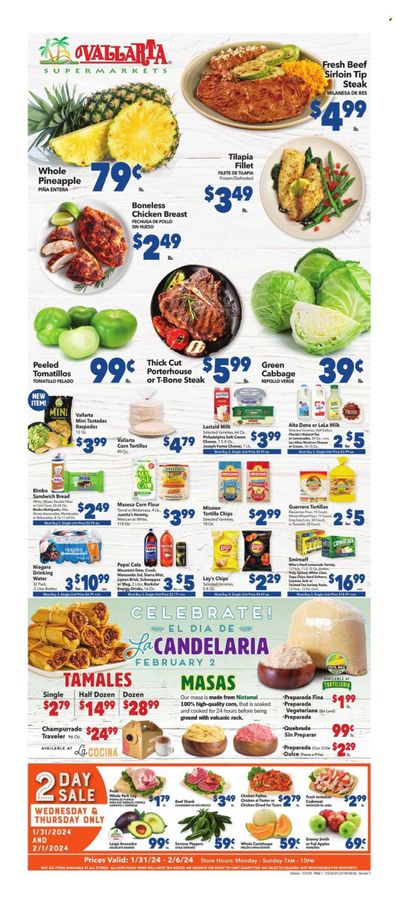 Vallarta (CA) Weekly Ad Flyer Specials January 31 to February 6, 2024