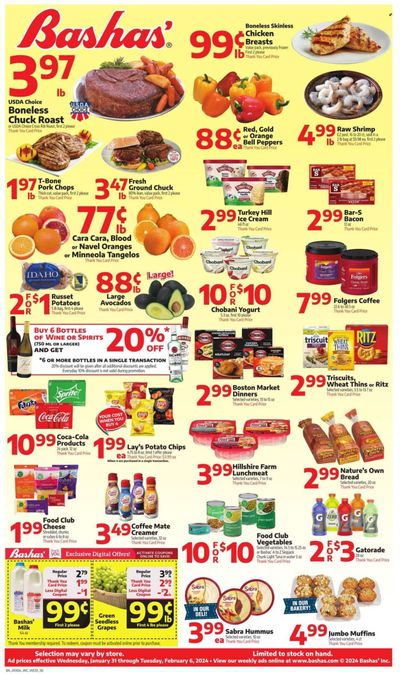 Bashas' (AZ) Weekly Ad Flyer Specials January 31 to February 6, 2024