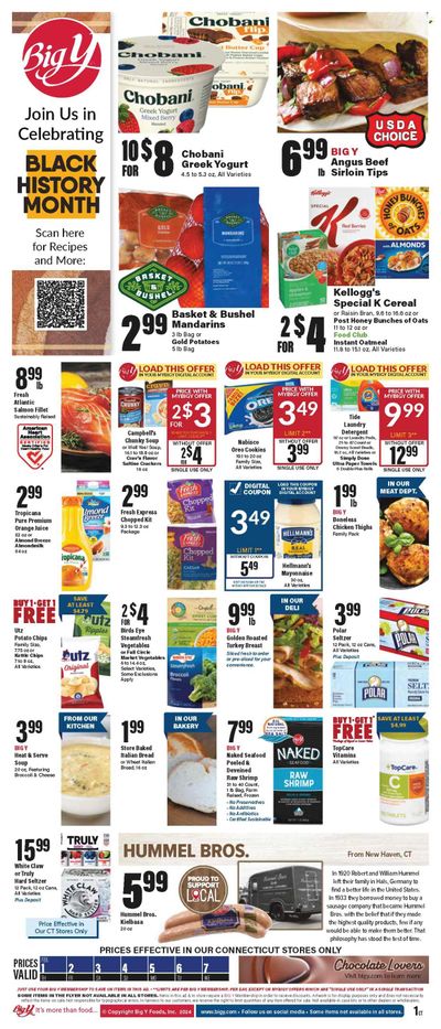 Big Y (CT) Weekly Ad Flyer Specials February 1 to February 7, 2024