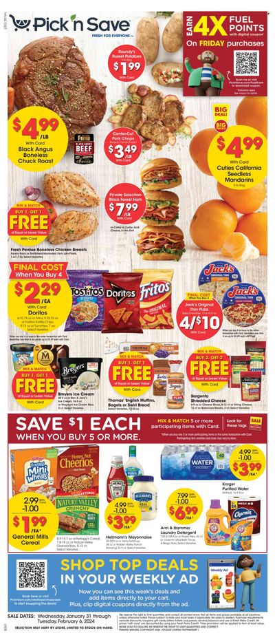 Pick ‘n Save (WI) Weekly Ad Flyer Specials January 31 to February 6, 2024