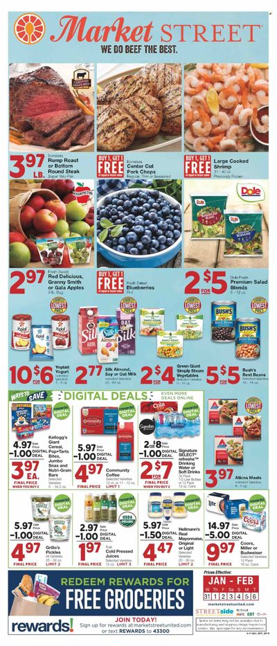 Market Street (NM, TX) Weekly Ad Flyer Specials January 31 to February 6, 2024