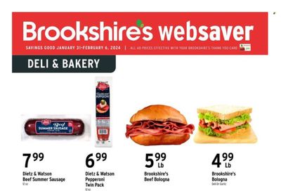 Brookshires (AR, LA, TX) Weekly Ad Flyer Specials January 31 to February 6, 2024