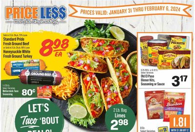 Price Less Foods Weekly Ad Flyer Specials January 31 to February 6, 2024