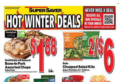 Super Saver Weekly Ad Flyer Specials January 31 to February 6, 2024