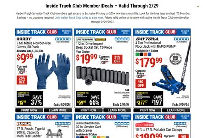 Harbor Freight Weekly Ad Flyer Specials February 2 to February 29, 2024