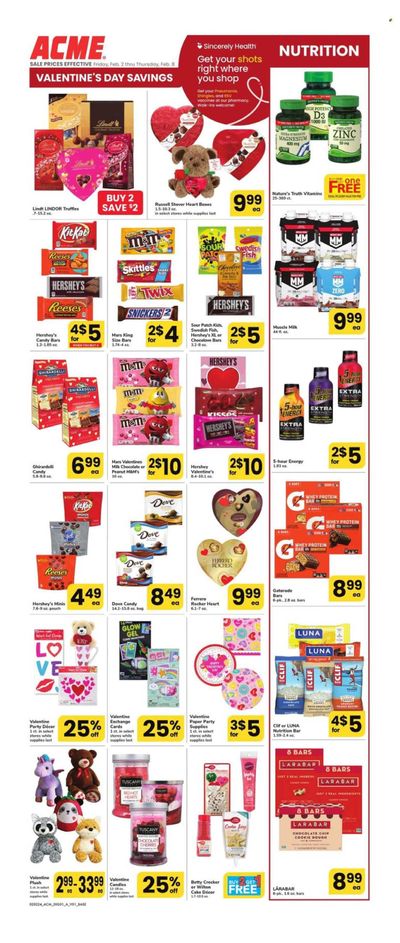 ACME (DE, NJ, NY, PA) Weekly Ad Flyer Specials February 2 to February 8, 2024