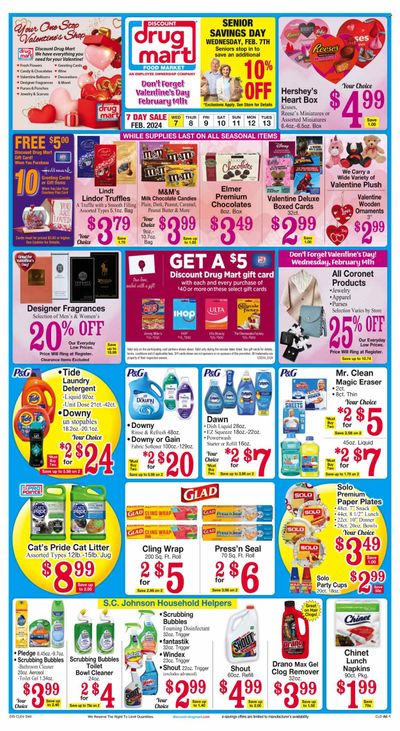 Discount Drug Mart (OH) Weekly Ad Flyer Specials February 7 to February 13, 2024