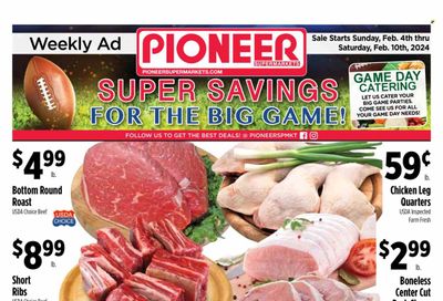 Pioneer Supermarkets (NJ, NY) Weekly Ad Flyer Specials February 4 to February 10, 2024 Pioneer Supermarkets (NJ, NY) Weekly Ad Flyer Specials February 4 to February 10, 2024