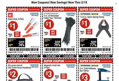 Harbor Freight Weekly Ad Flyer Specials February 5 to February 18, 2024