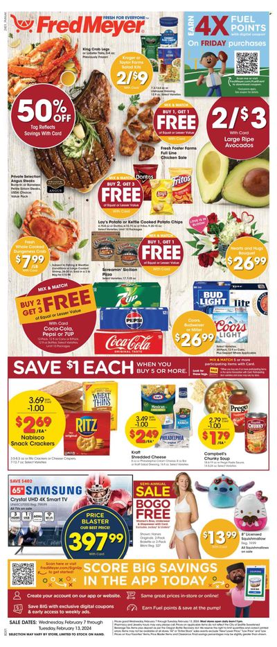 Fred Meyer (AK) Weekly Ad Flyer Specials February 7 to February 13, 2024