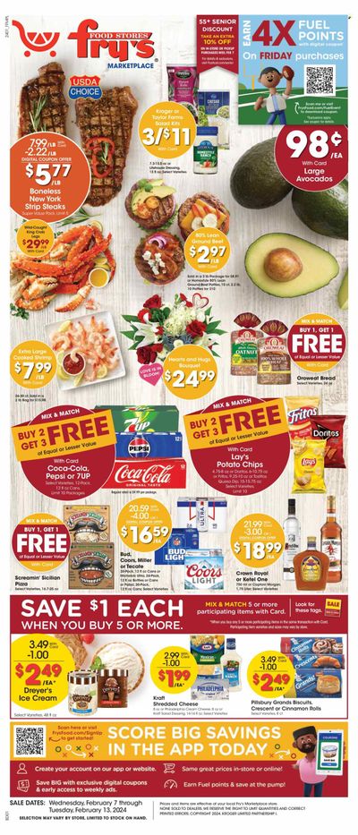 Fry’s (AZ) Weekly Ad Flyer Specials February 7 to February 13, 2024