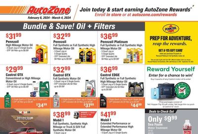 Autozone Weekly Ad Flyer Specials February 6 to March 4, 2024