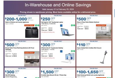 Costco Weekly Ad Flyer Specials January 31 to February 25, 2024