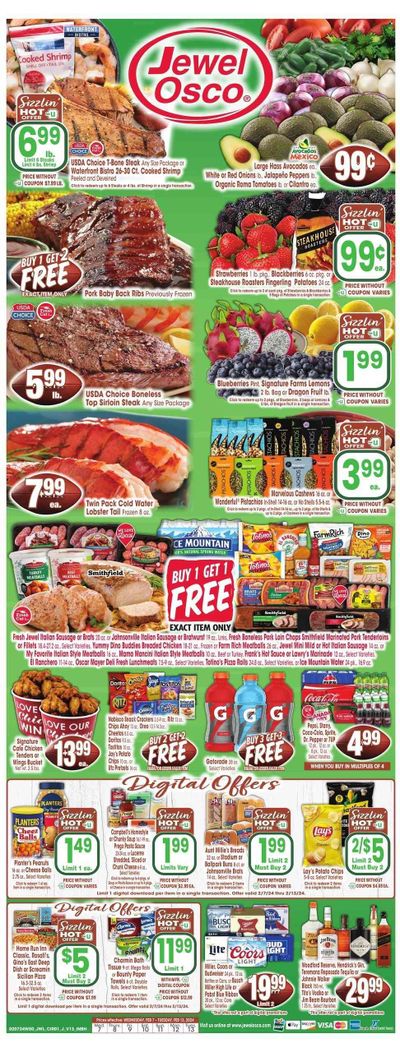 Jewel Osco (IN) Weekly Ad Flyer Specials February 7 to February 13, 2024