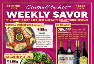Central Market (TX) Weekly Ad Flyer Specials February 7 to February 14, 2024