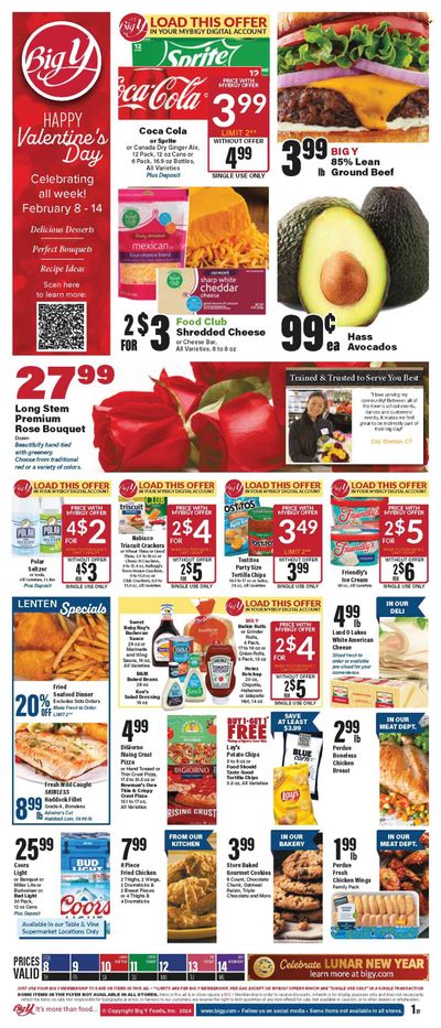 Big Y (MA) Weekly Ad Flyer Specials February 8 to February 14, 2024