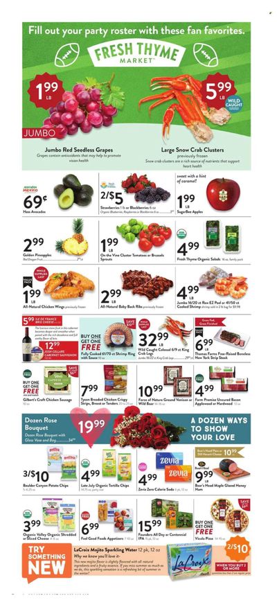 Fresh Thyme Weekly Ad Flyer Specials February 7 to February 13, 2024