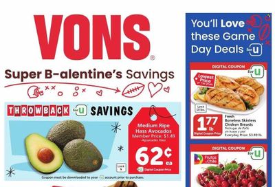 Vons (CA) Weekly Ad Flyer Specials February 7 to February 13, 2024