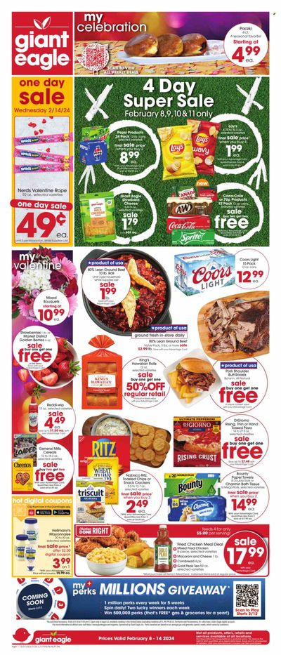 Giant Eagle (PA) Weekly Ad Flyer Specials February 8 to February 14, 2024