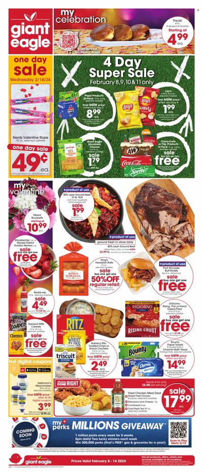 Giant Eagle (PA) Weekly Ad Flyer Specials February 8 to February 14, 2024