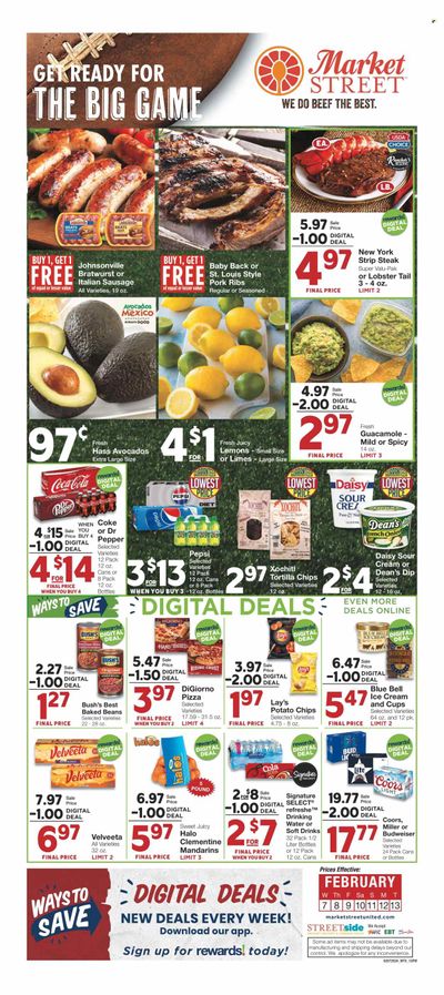 Market Street (NM, TX) Weekly Ad Flyer Specials February 7 to February 13, 2024