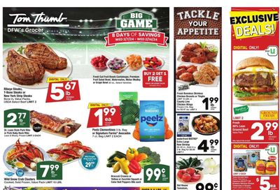 Tom Thumb (TX) Weekly Ad Flyer Specials February 7 to February 14, 2024