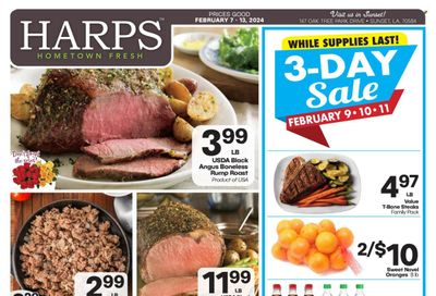 Harps Hometown Fresh (AR, KS, MO, OK) Weekly Ad Flyer Specials February 7 to February 13, 2024