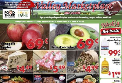 Valley Marketplace (CA) Weekly Ad Flyer Specials February 7 to February 13, 2024