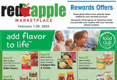 Red Apple Marketplace (OR) Weekly Ad Flyer Specials February 1 to February 29, 2024
