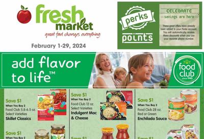 Fresh Market (UT) Weekly Ad Flyer Specials February 1 to February 29, 2024