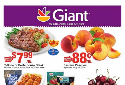 Giant Food Weekly Ad & Flyer June 5 to 11