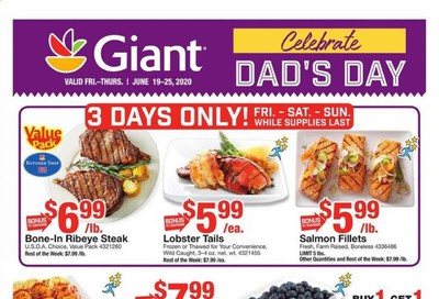Giant Food Weekly Ad & Flyer June 19 to 25 Giant Food Weekly Ad & Flyer June 19 to 25