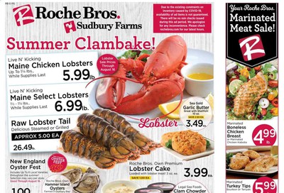 Roche Bros. Weekly Ad August 7 to August 13